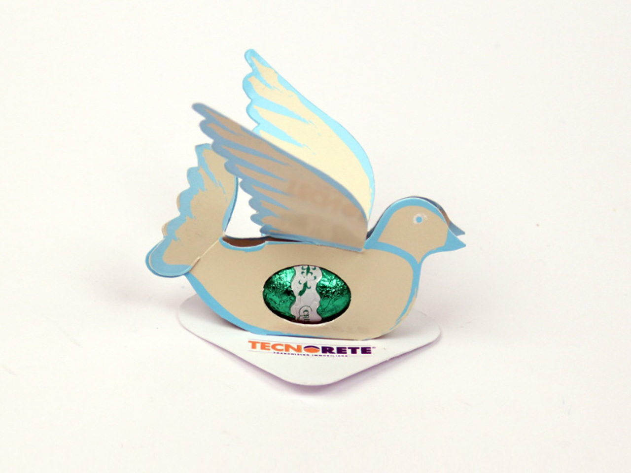 Colomba con Uova di Pasqua - Packaging Personalizzato. 