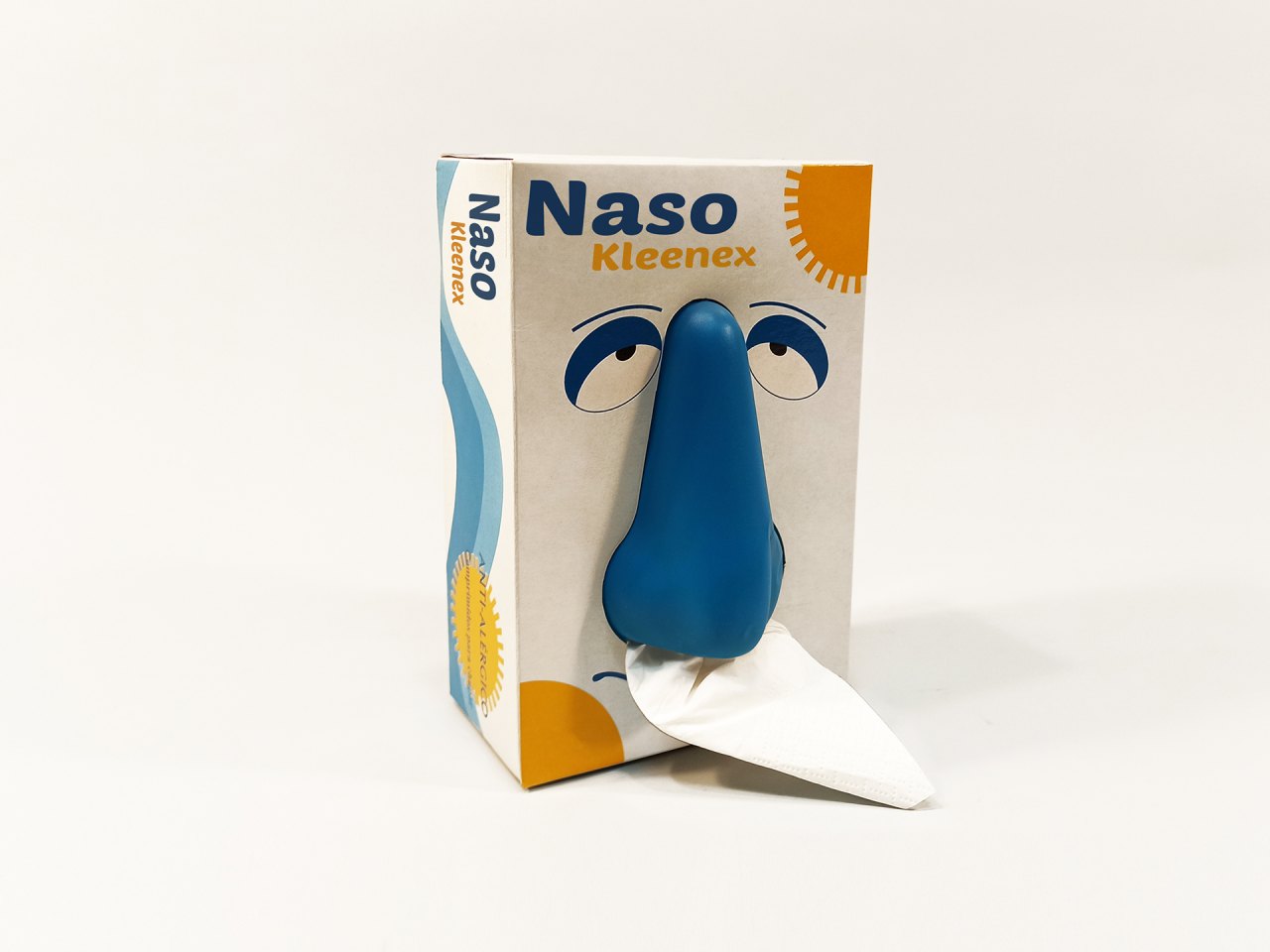 Naso Kleenex - Packaging Personalizzato. 
