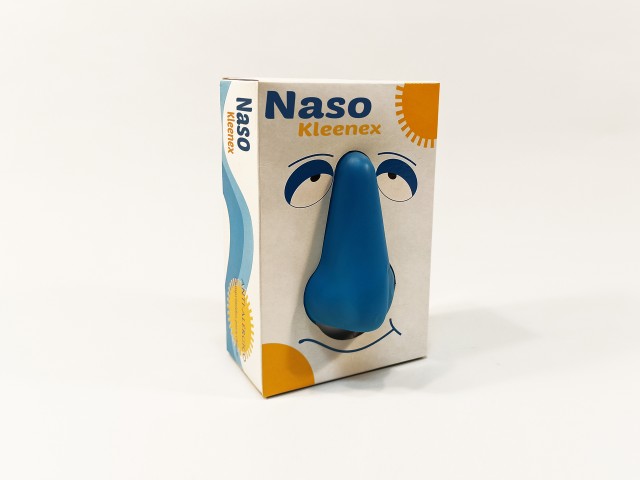 Naso Kleenex - Packaging Personalizzato. 
