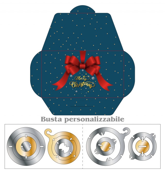 Pallina di Natale - Packaging Personalizzato. 